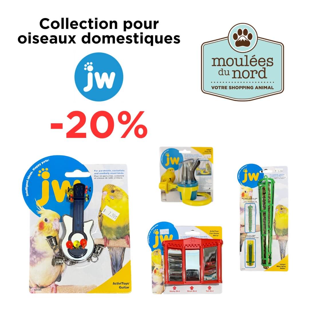 Promo sur la collection JW pour oiseaux domestiques