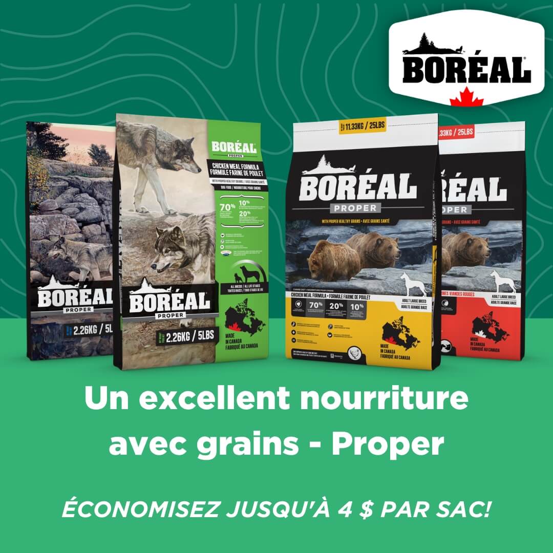 Promotion sur nourriture Boréal Proper pour chiens
