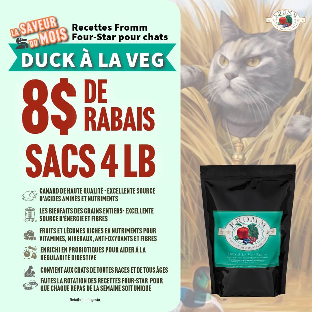 Promotion sur Fromm nourriture pour chat ce juillet