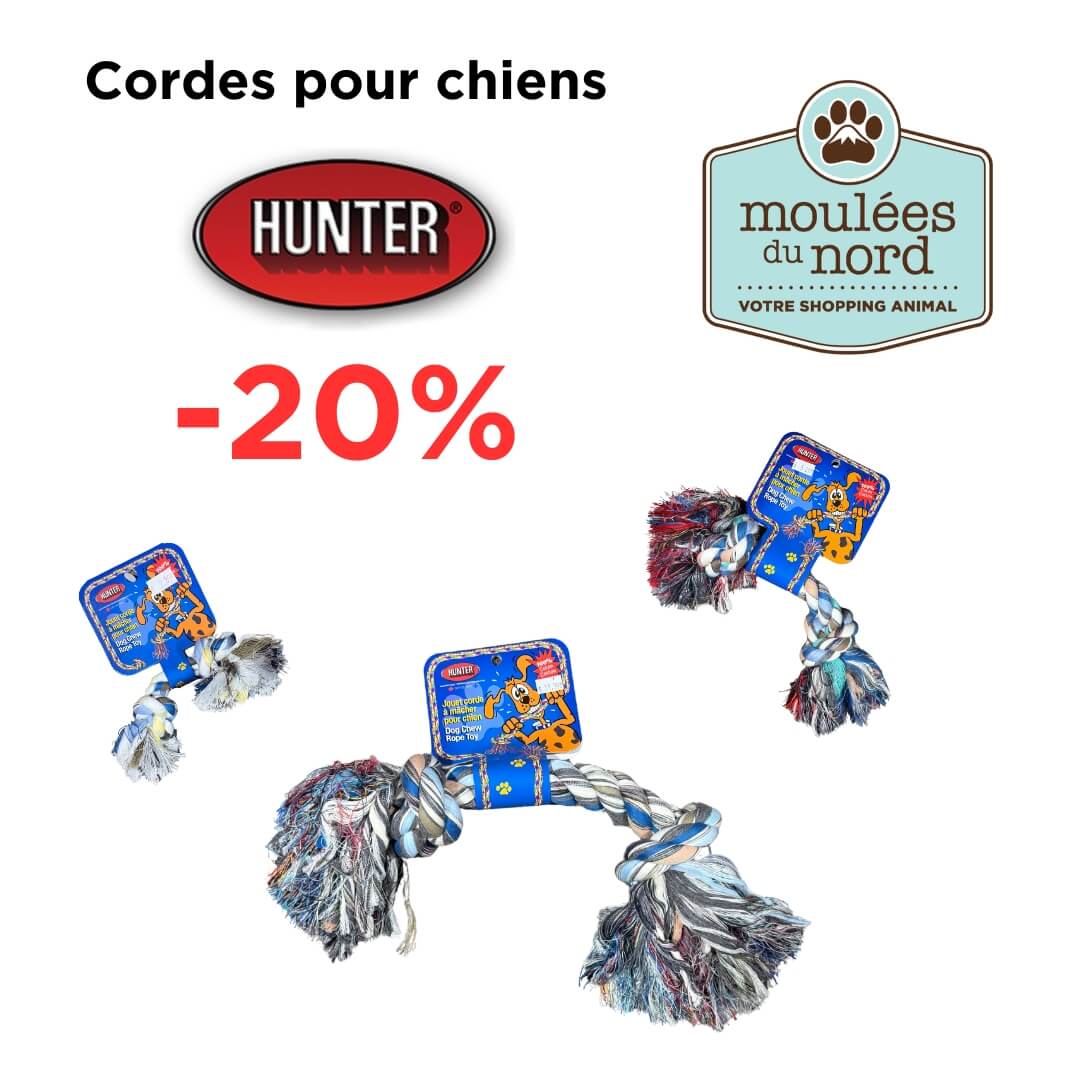 Jouets de corde Hunter pour chien en promo