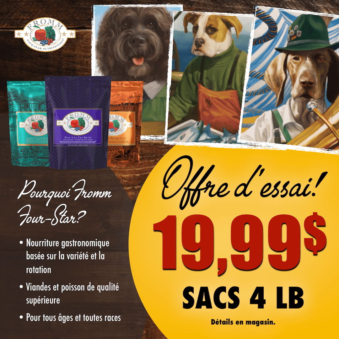 Rabais sur Fromm 4 étoiles petits sacs pour chien