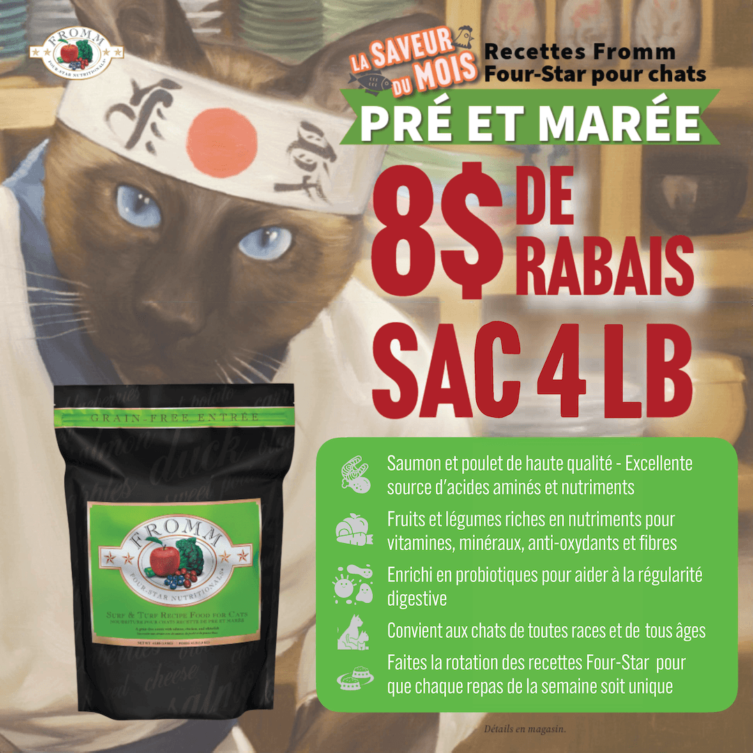 Promotion sur Fromm Pré et Marré saveur du mois pour chats