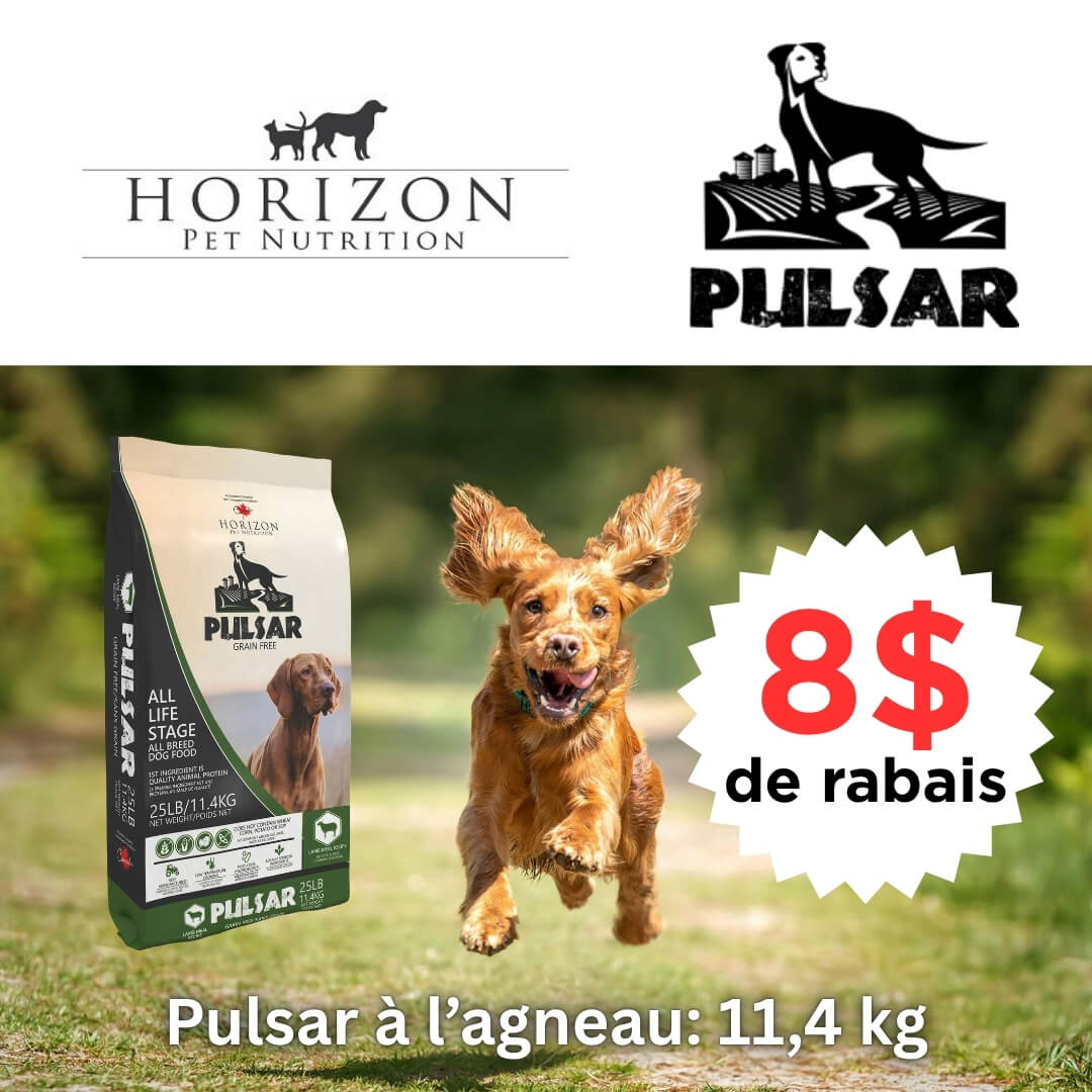 Nourriture Horizon Pulsar à l'agneau pour chiens en promotion juillet
