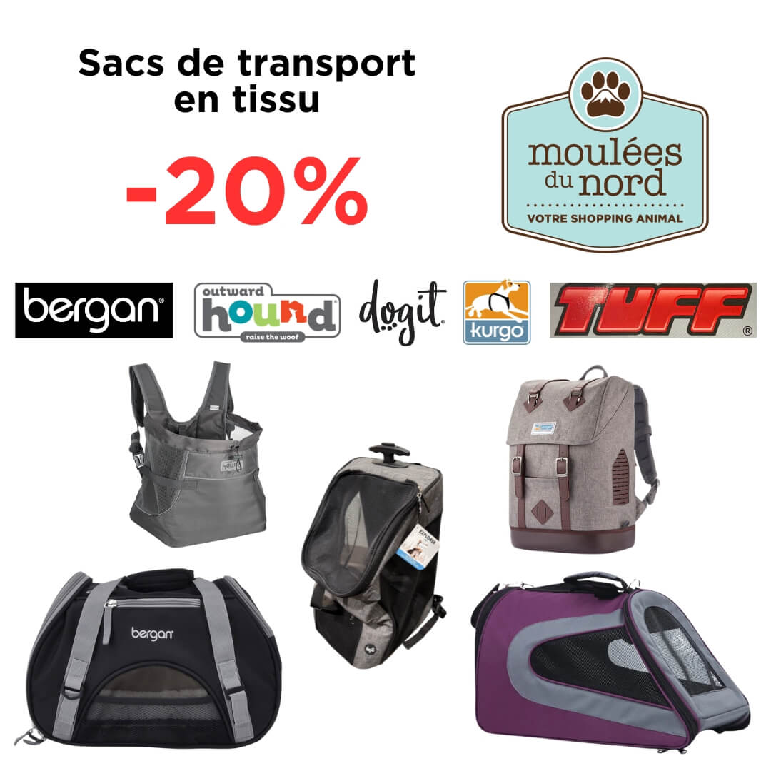 Sacs de transport en tissu pour chien et chat en rabais