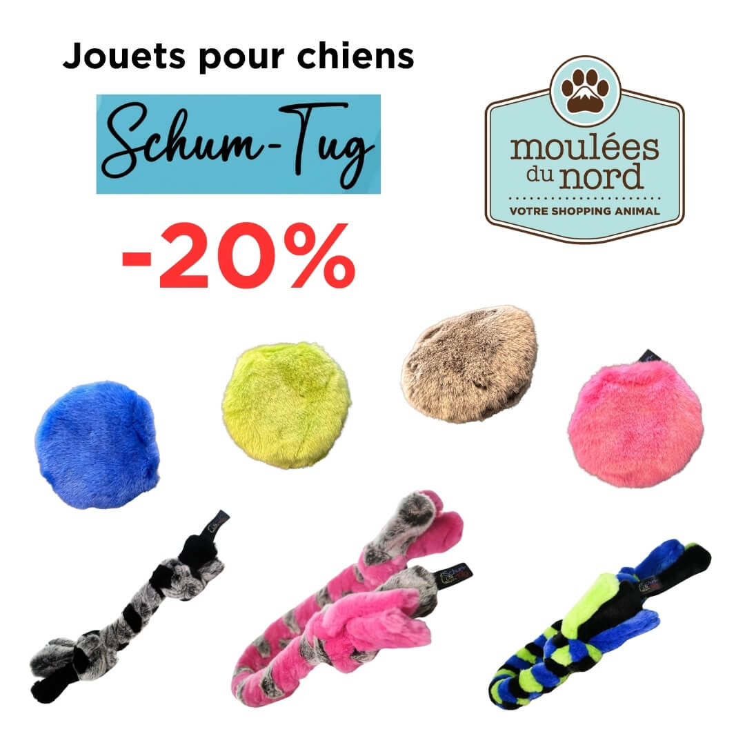 Promotions sur jouets toutous Shumtug pour chiens Ste-Adèle MDN septembre