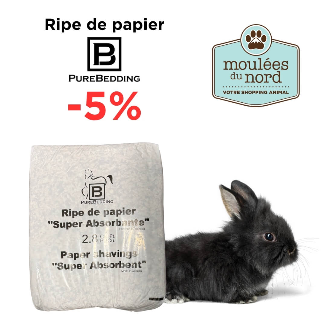 Rabais sur la ripe de papier pour petits animaux à Ste-Adèle